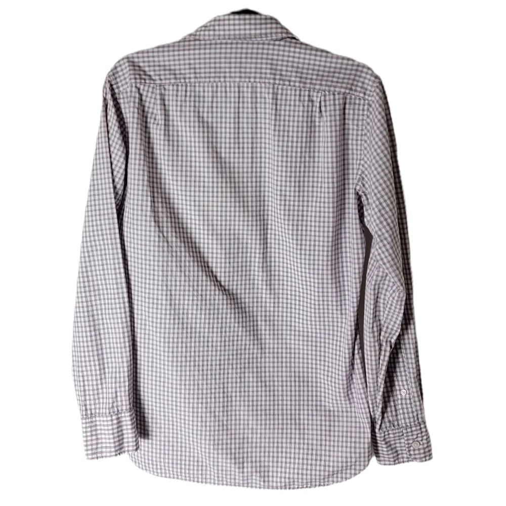 Thompson Shirtings by J. Crew 80's 2 ply men button down plaid shirt size small